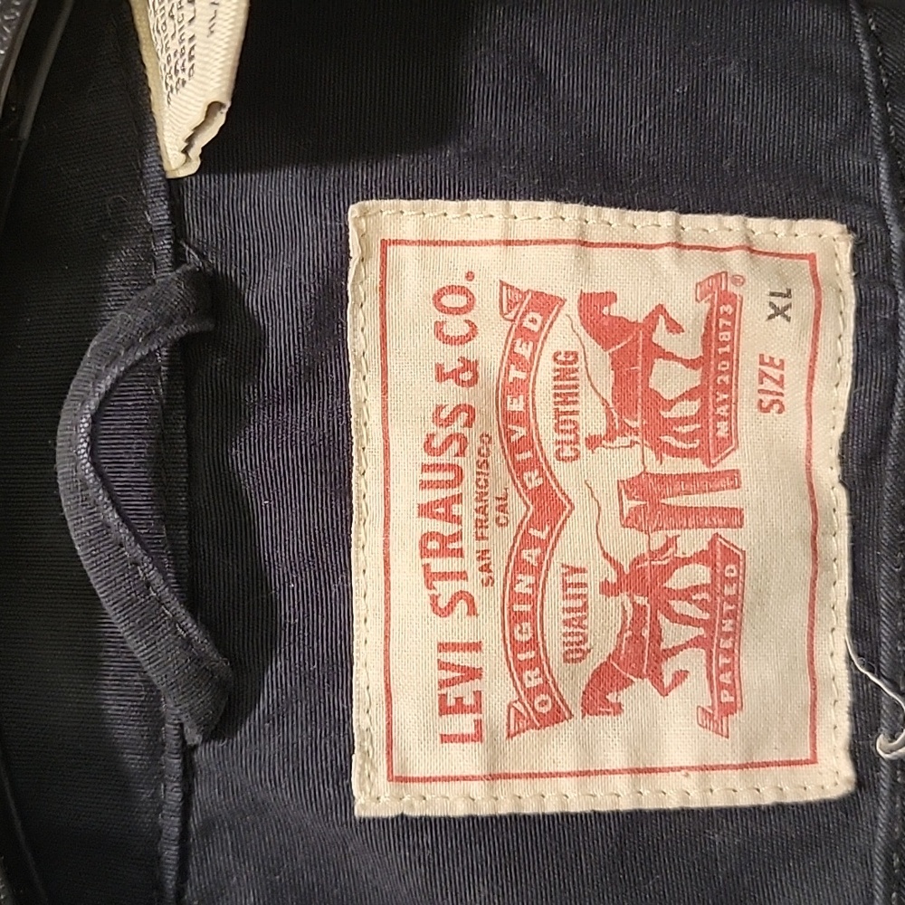 Levi Strauss & Co Cargo Military Black Lightweight Jacket Size XL - Picture 3 of 11